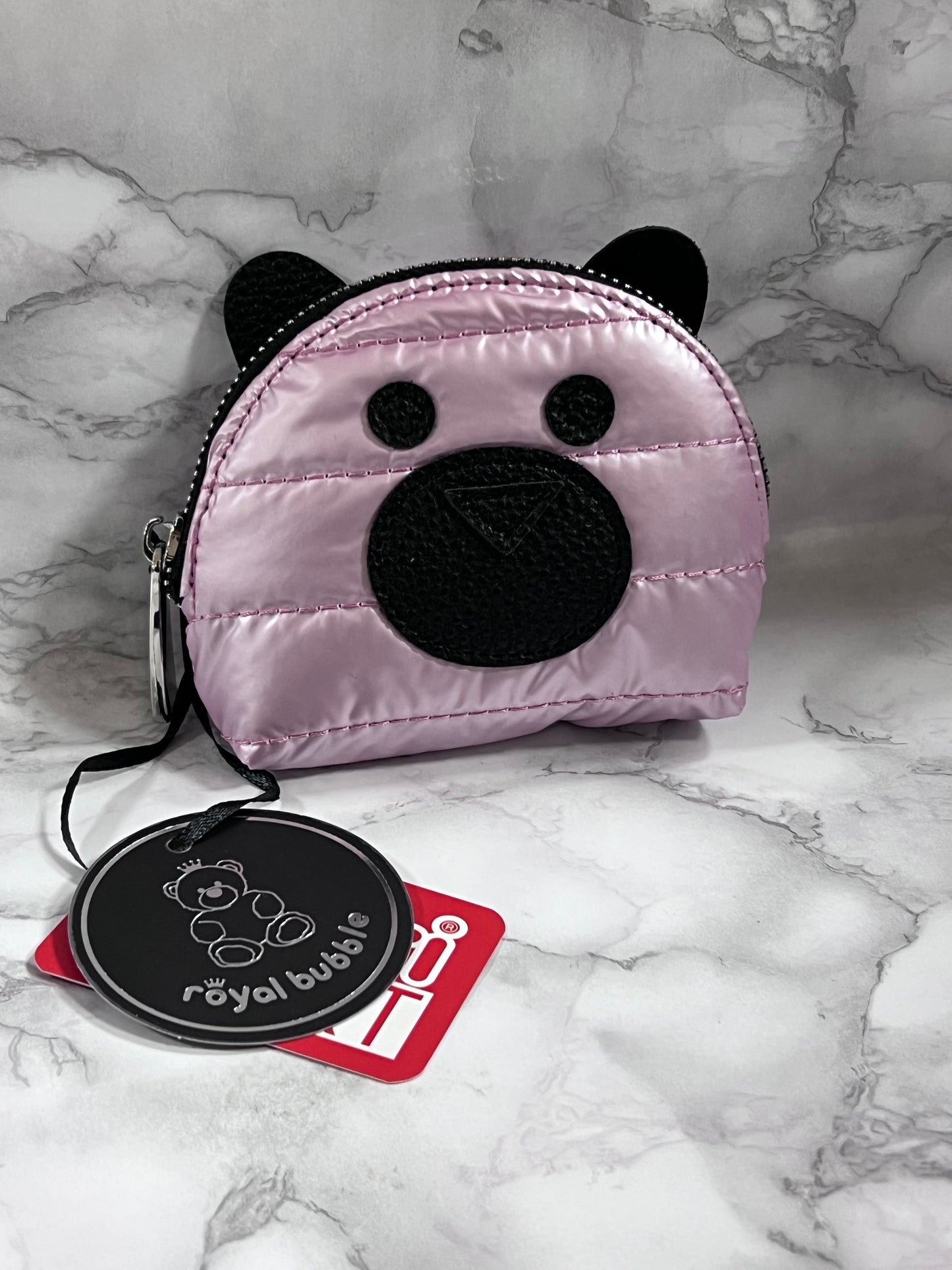 Portamonete Pink Royal Bubble
