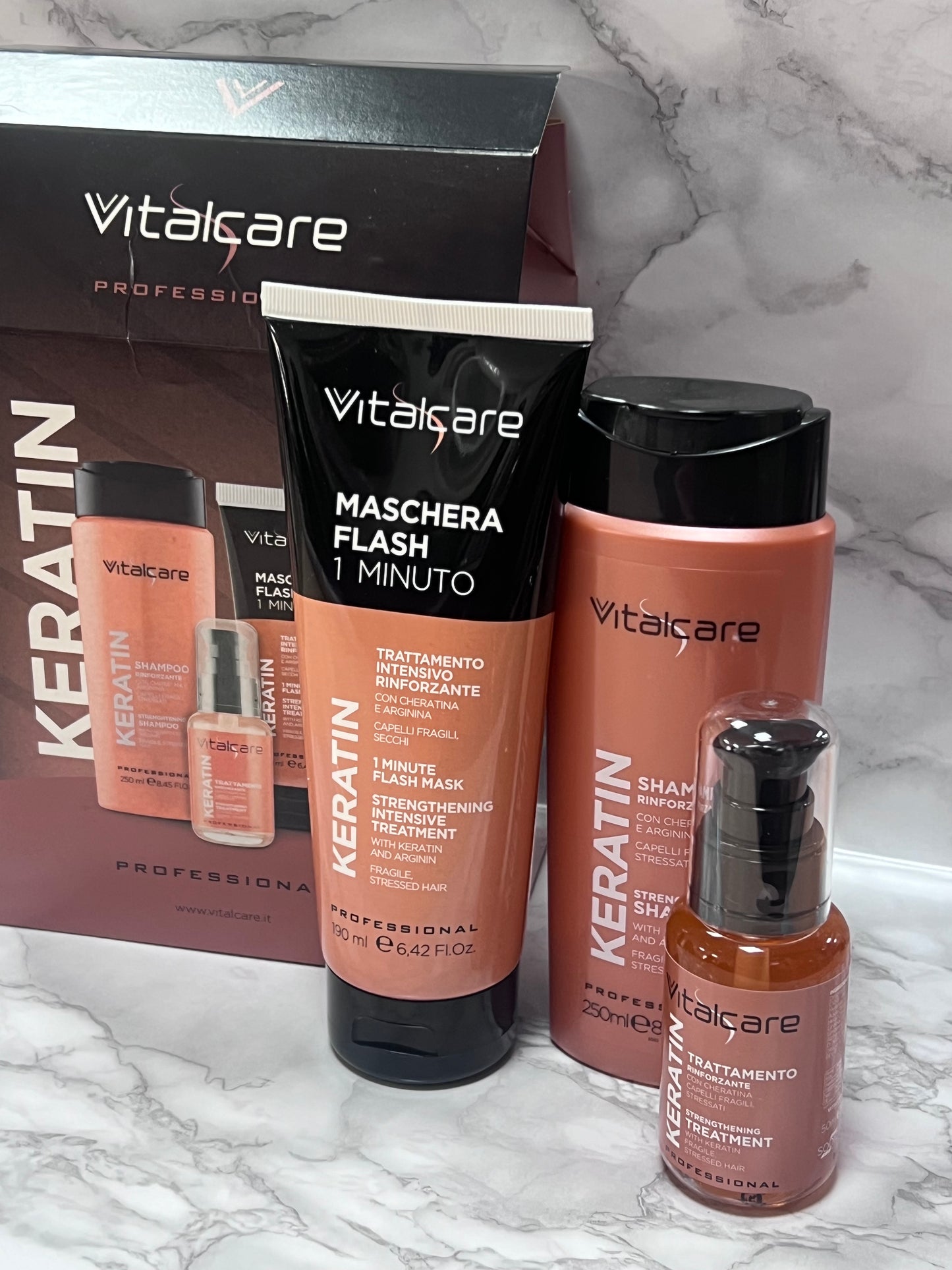 Kit Keratina Capelli Gocce