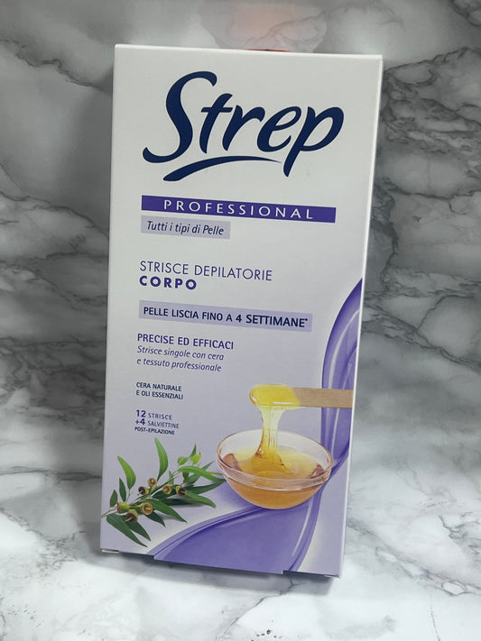 Strisce Depilatorie Corpo Strep Professional