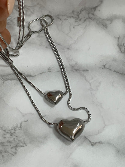 Collana Double Heart