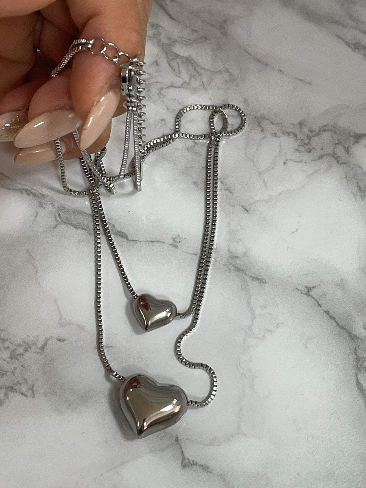 Collana Double Heart