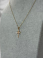 Collana Crocifisso E Infinito Gold