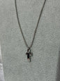 Collana Crocifisso Con Punto Luce Silver