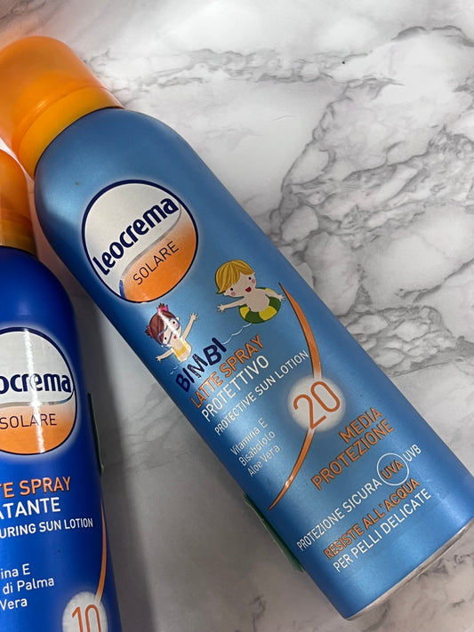 Latte Spray SPF 20 Leocrema Bimbi
