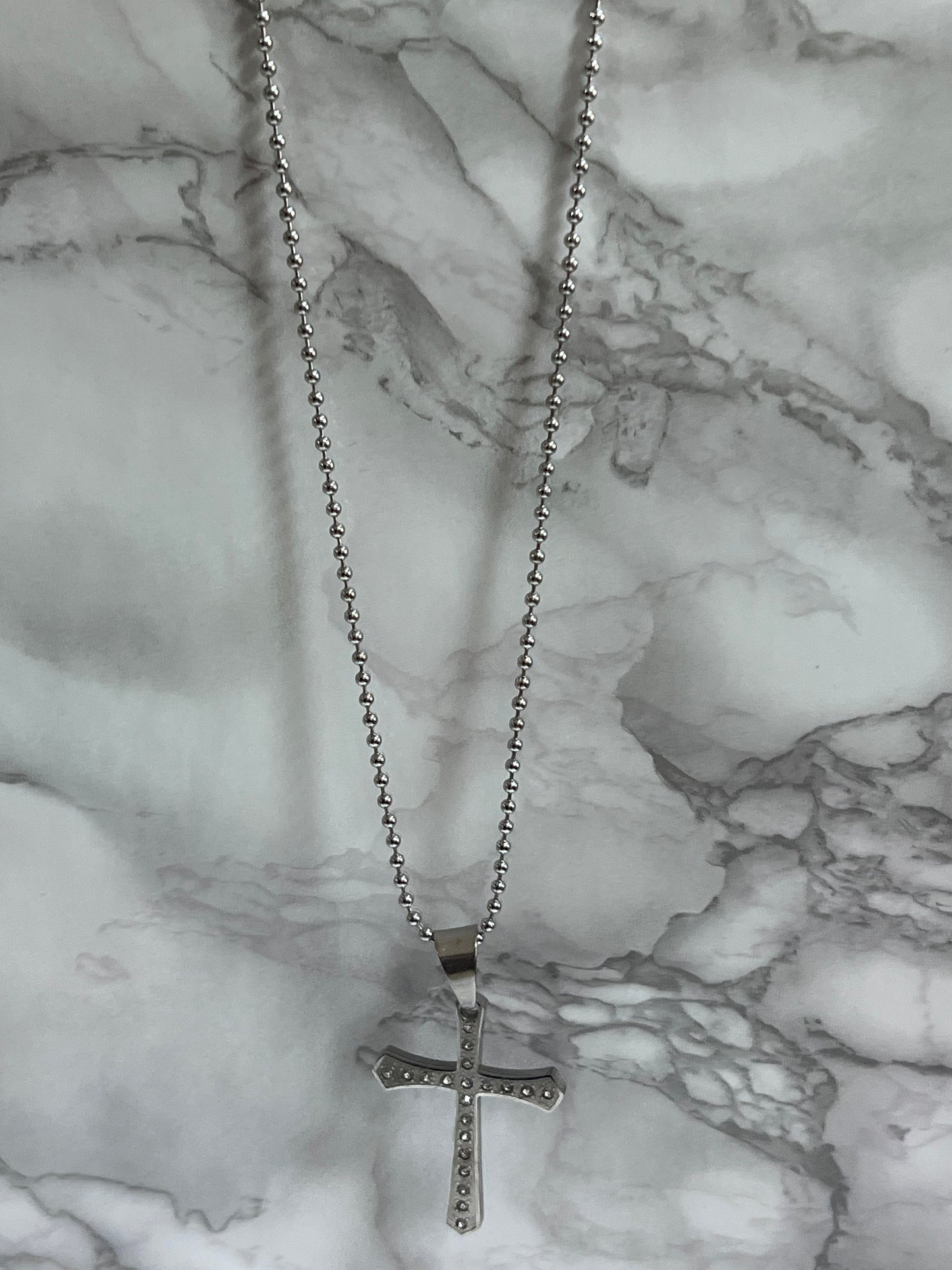 Collana Cross Silver